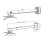 Approx Soporte de Pared para Proyector APPSV03P Extensible 85-135cm